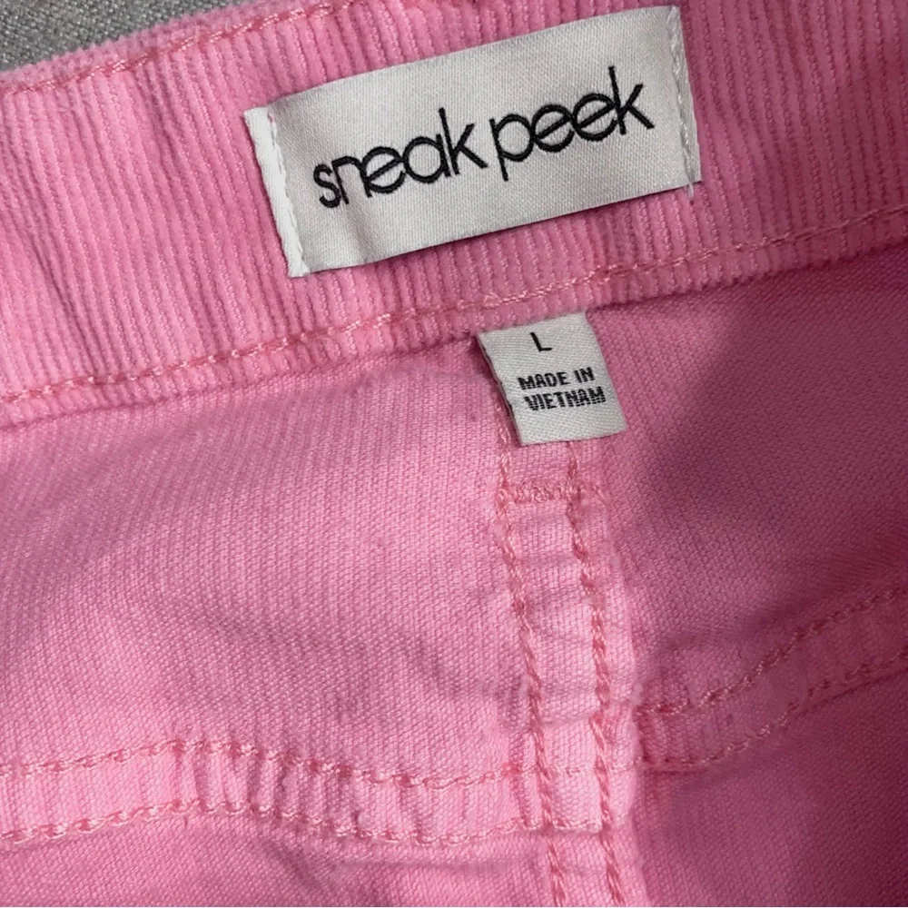 SNEAK PEEK CORDUROY MINI SKIRT IN PINK